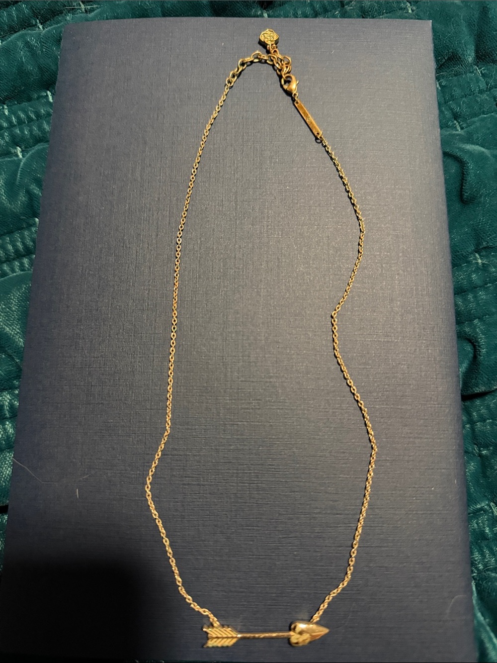 Kendra Scott Delicate Rose Gold Arrow Pendant Necklace - Women Jewelry